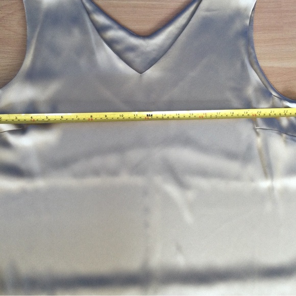 Jax Vintage Size 18 Gold Shell Tank Top Sleeveless Blouse Gold - Picture 6 of 13